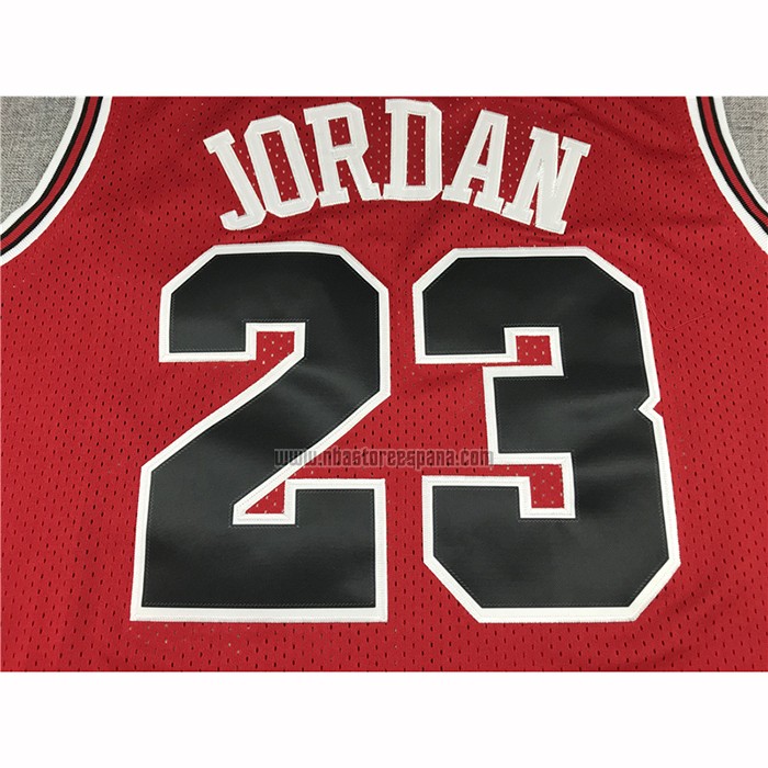 Camiseta Chicago Bulls Michael Jordan NO 23 Mitchell & Ness 1984-1985 Rojo